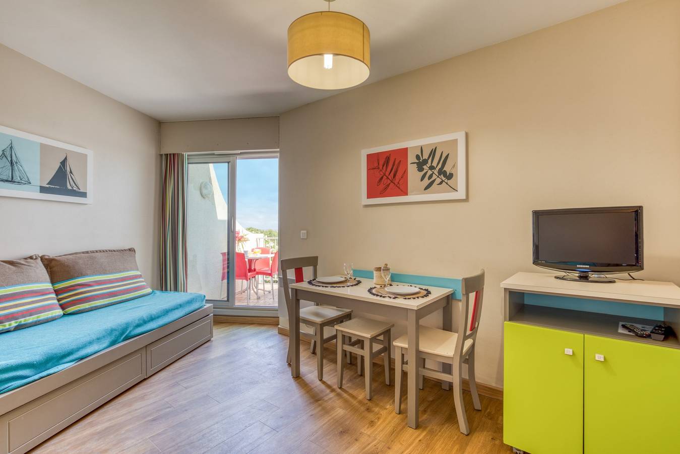 Ganzes Studio, Studio mit Meerblick-Terrasse direkt am Strand in La Grande Motte – renoviert 2026 in La Grande-Motte, Mittelmeerküste (Frankreich)