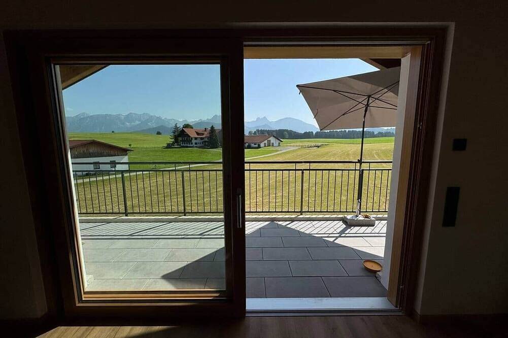 Ganze Wohnung, Willkommen in der Ferienwohnung „Gams im Glück“ – Allgäuer Bergblick inklusive in Hopferau, Bayerisch Schwaben