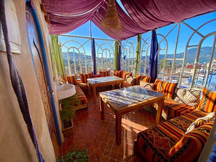 Chambre d’hôte pour 2 personnes, avec vue et terrasse à Chefchaouen - 3
