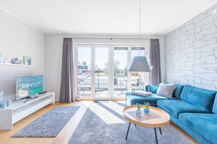 Ferienwohnung für 2 Personen, mit Balkon in der Husumer Bucht - 2