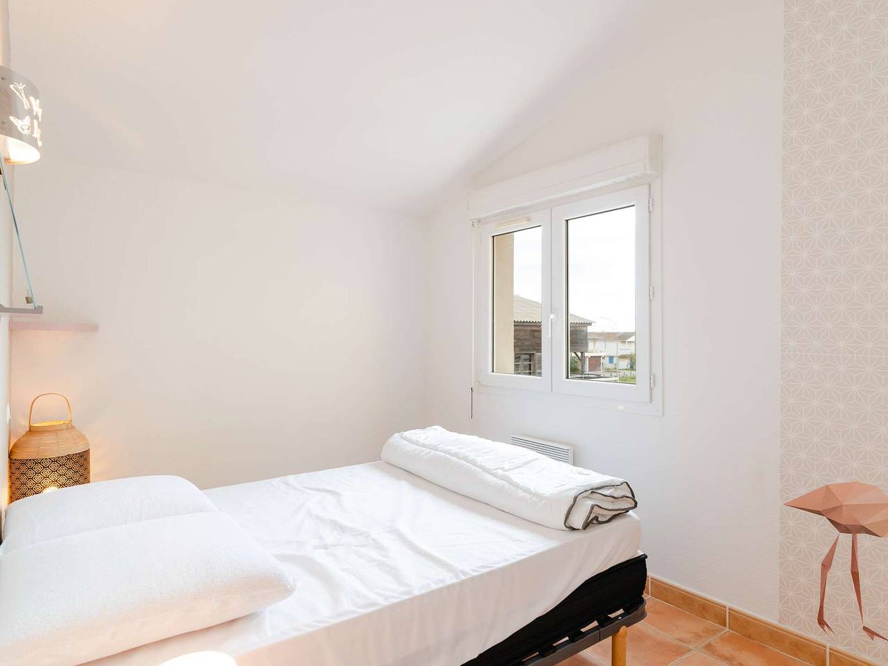 Ganze Wohnung, T2 Mezzanine mit Klima für 5 Pers, Chalets Strand, Parkplatz, Meer in Gruissan in Plage des Chalets, Gruissan