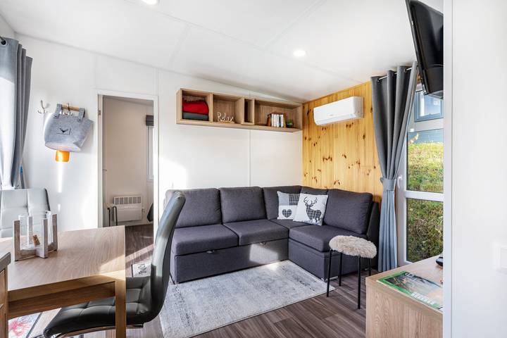 Ferienhaus 'Tiny-Haus Nr 16' mit Bergblick, Wlan und Klimaanlage in Untergriesbach, Passauer Land