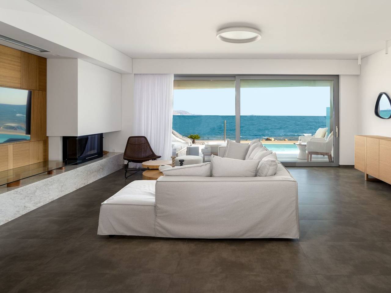 Dias Blaue Villa in Kokkini Hani, Iraklio-Heraklion und Umgebung