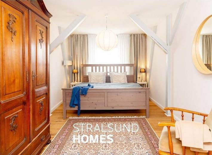 Ferienwohnung für 4 Personen, mit Ausblick in Stralsund