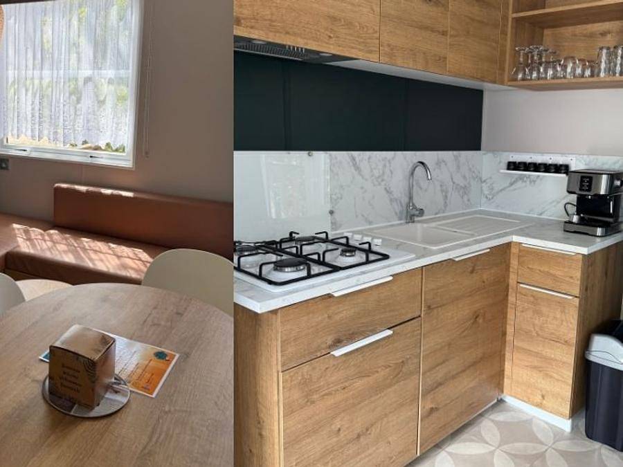 Flower Aloha Camping Club - Mobilhome 9 personnes - Pampa Premium Panoramique 36 m² in Reynès, Région de Céret