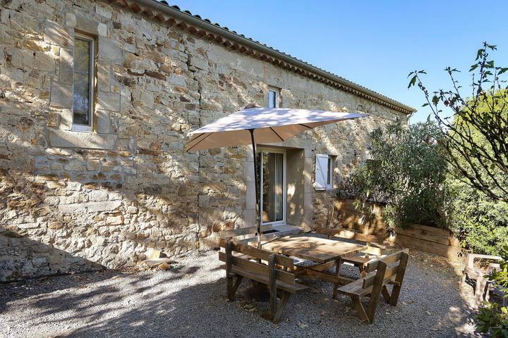 Appartement de vacances pour 7 personnes, avec Balcon ainsi que Jardin et Bassin pour enfant