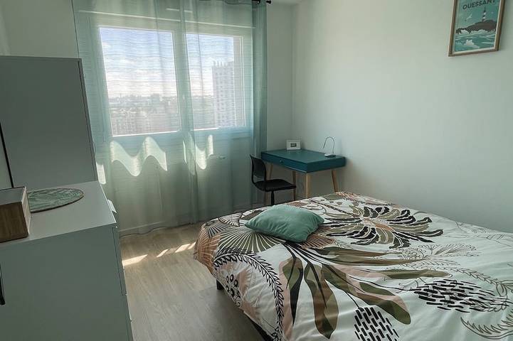 Ganze Wohnung, Appartement Spacieux vue Panoramique Brest Bellevue in Brest, Brest und Umgebung