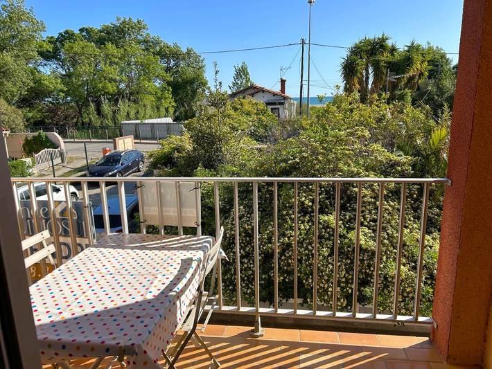 Gîte pour 4 personnes, avec balcon, animaux acceptés dans Le Racou