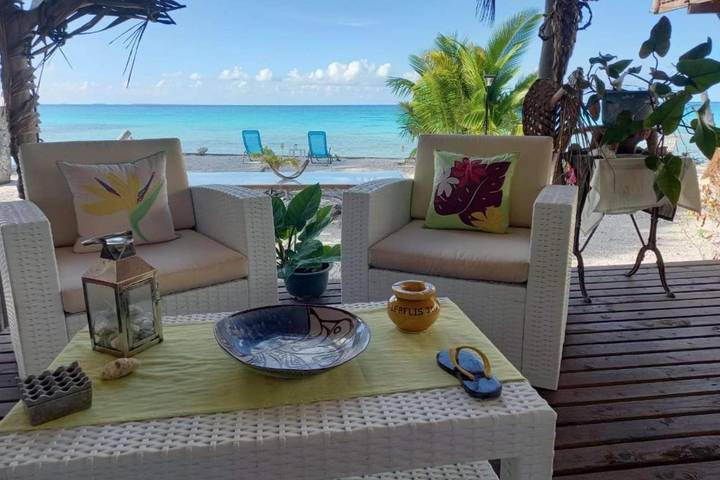 Location de vacances pour 7 personnes, avec jardin et terrasse dans Rangiroa - 4