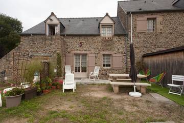 Gîte pour 4 personnes, avec terrasse et jardin, animaux acceptés en Ille-et-Vilaine