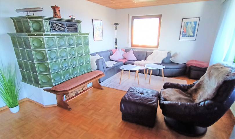 Ferienwohnung mit Meerblick für 6 Personen, mit Balkon und Ausblick sowie Seeblick
