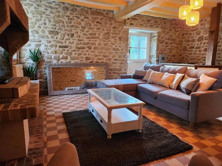 Maison d’hôte pour 6 personnes, avec jardin ainsi que terrasse et vue, animaux acceptés dans Orne