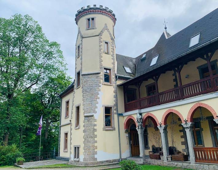 Ferienwohnung für 7 Personen, mit Ausblick in Aue
