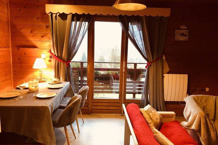 Chalet pour 4 personnes, avec Balcon et Jardin