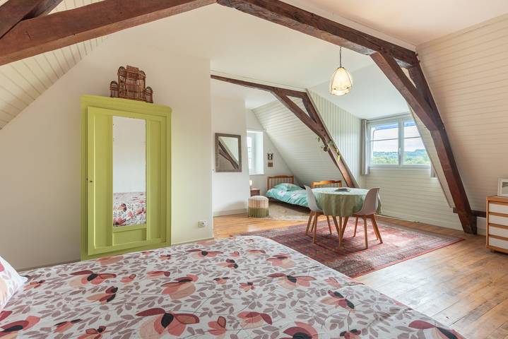 Gästezimmer 'Chambre Marie-Jo' mit Bergblick, gemeinsamer Terrasse und Wlan in Montgaillard (Hautes-Pyrénées), Hautes-Pyrénées