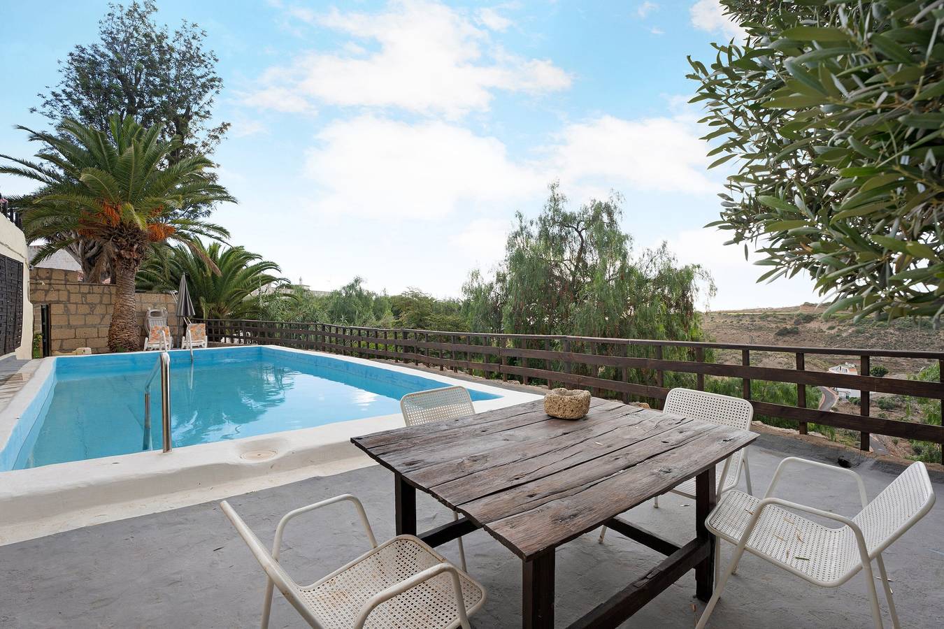 Ferienhaus "El Drago" mit Bergblick, Pool und Wlan in Arico el Nuevo, Arico