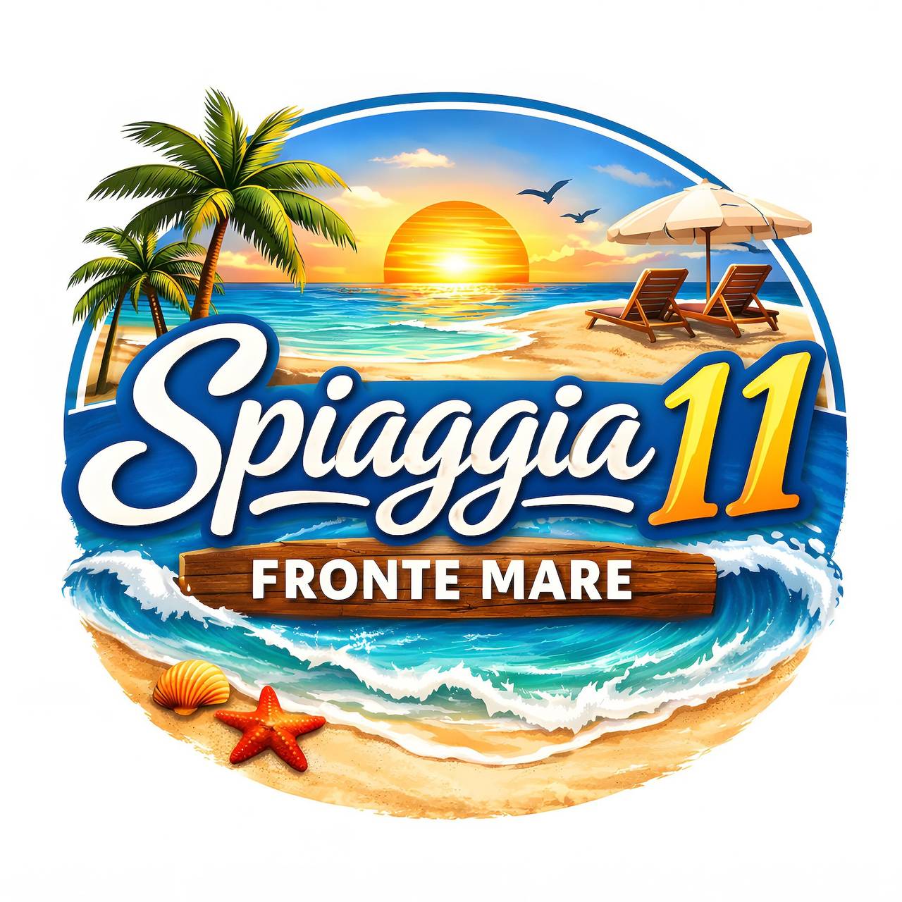 Spiaggia 11 – Im Herzen von Porto Cesareo, Strand und Zentrum direkt vor der Tür in Porto Cesareo, Golf von Tarent