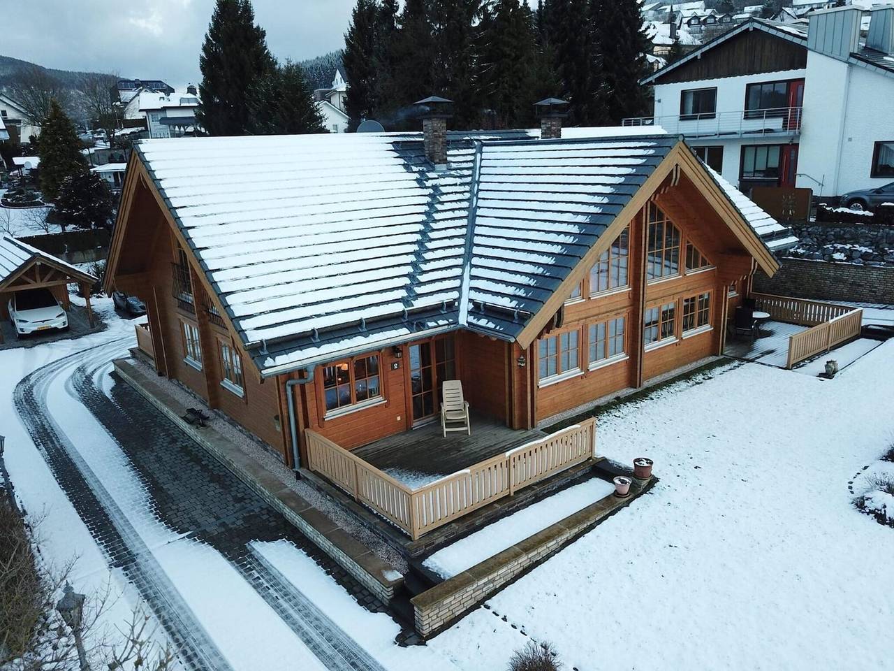 Ferienhaus am Skilift K1 mit Sauna in Willingen, die Mittelgebirge