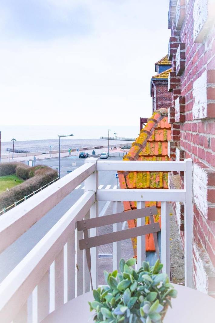 Appartement de vacances pour 2 personnes, avec Balcon ainsi que Terrasse et Vue