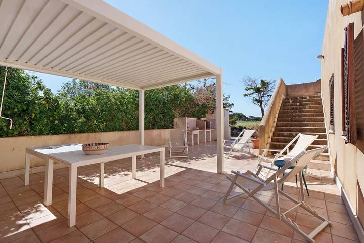 Villa „Diego“ mit Meerblick, Wlan und Klimaanlage in Favignana Stadt, Favignana