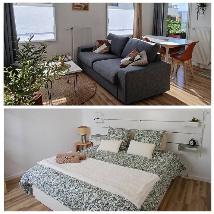 Gîte pour 4 personnes, avec balcon à Saint-Michel-sur-Orge