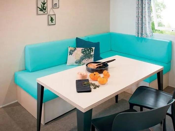 Mobil home pour 6 personnes, avec bassin pour enfant à Saint-Paul-en-Born - 4