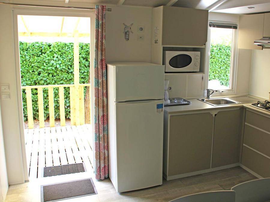 Camping Sun Camping - Mobilheim 6 personen - Premium 3 Zimmer (Ankunft am Sonntag) 1/6 Pers. in Sampzon, Ardèche