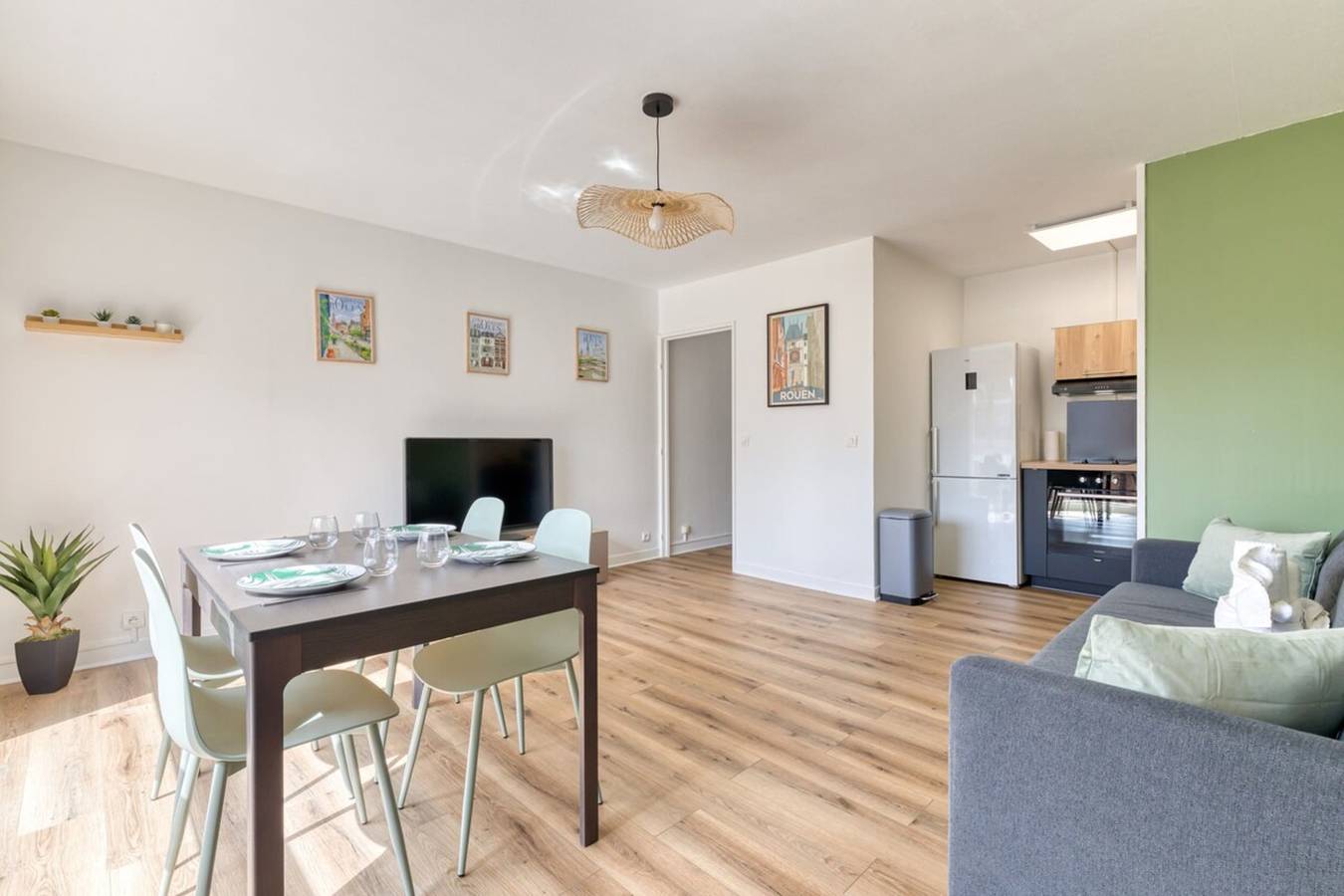 Appartement entier, Marine, votre F2 moderne à Rouen in Rouen, Région de Rouen