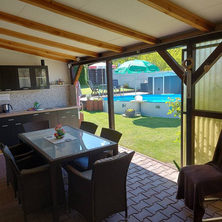 Appartement de vacances pour 4 personnes, avec Jardin