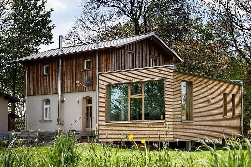 Bahnwärterhaus Droßdorf - Ferienhaus, Dusche,Wc, 3 Schlafräume in Tirpersdorf, Chemnitz und Umgebung