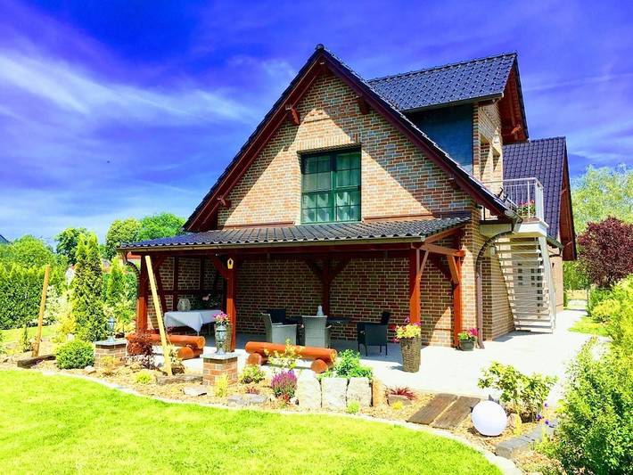 Ferienhaus für 4 Personen, mit Garten