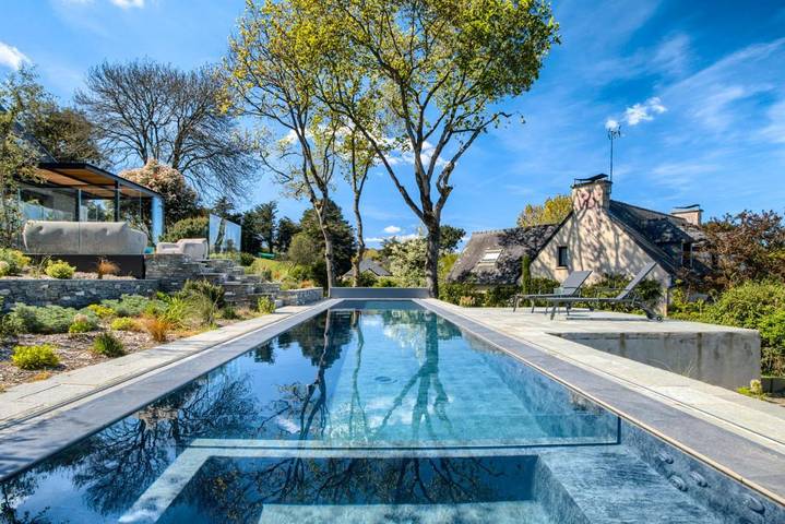 Villa pour 6 personnes, avec jacuzzi ainsi que jardin et piscine dans le Golfe du Morbihan - 2