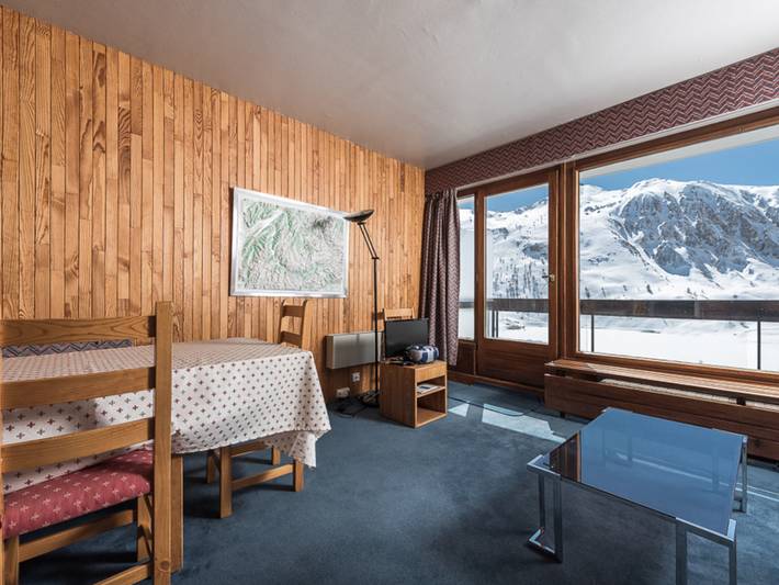Appartement de vacances pour 6 personnes, avec Balcon et Vue sur le lac à Tignes