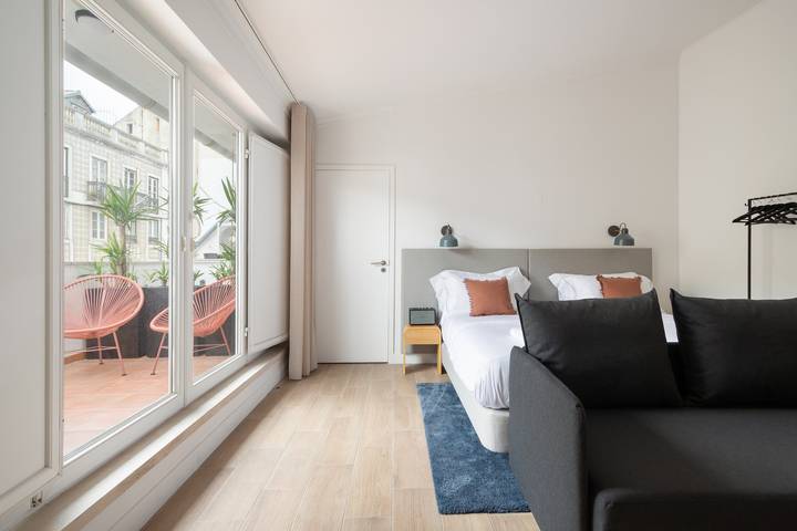 Studio für 3 Personen, mit Balkon - 1