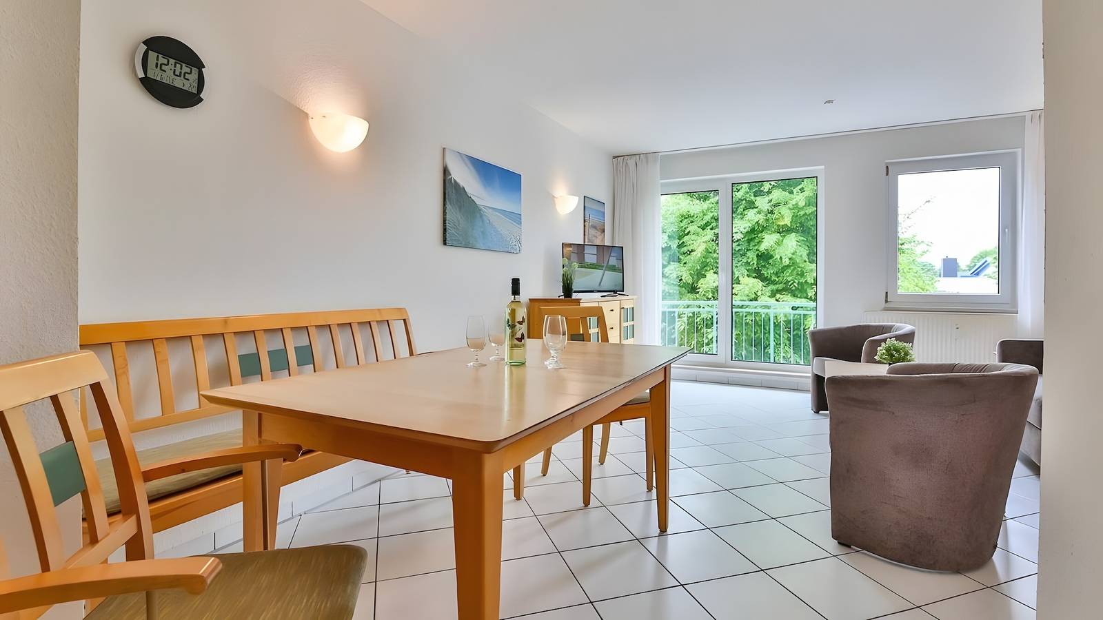 Ganze Wohnung, Apartment „Ava“ mit Balkon und Wlan in Zempin, Usedomer Norden