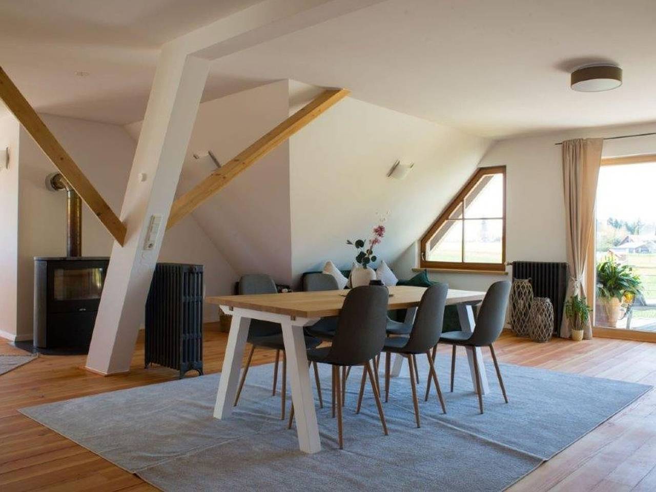 Ganze Ferienwohnung, Holz und Naturhof Geng - Ferienwohnung Nr. 3 „Die Eiche“, 120 qm, 4 Zimmer, 2 Balkone, max. 6 Personen in Herdwangen-Schönach, Region Bodensee-Oberschwaben