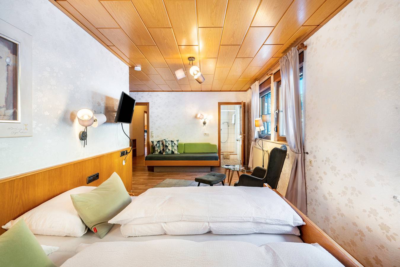 Ganze Wohnung, Ferienwohnung '3' mit Bergblick, Balkon und Wi-Fi in Bad Rippoldsau-Schapbach, Mittlerer Schwarzwald