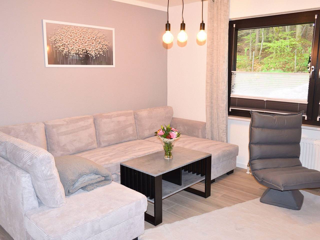 Ganze Ferienwohnung, Ferienwohnung Soonwald-Blick - Appartement/Fewo, Bad, Wc, neuwertig in Schwarzerden, Landkreis Bad Kreuznach