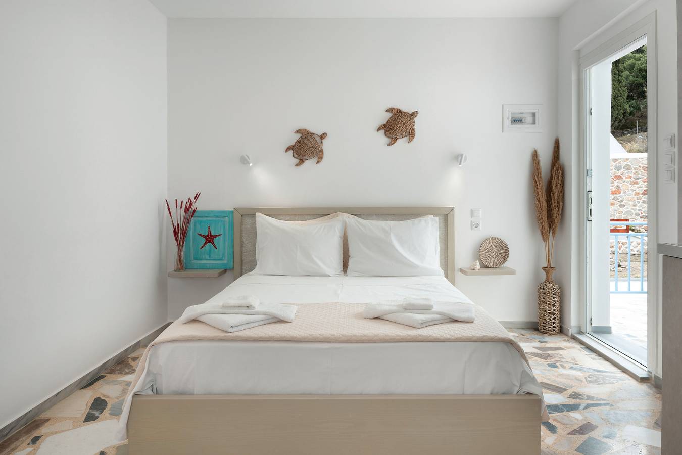 Ganze Wohnung, Apartment 'Double Studio No 10' mit Balkon und Wlan in Panormos, Kalymnos