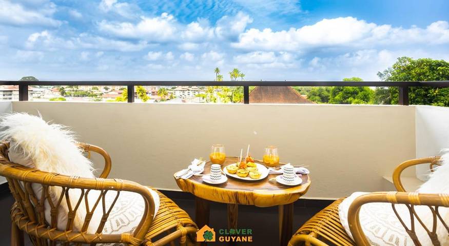 Gîte pour 2 personnes, avec balcon dans Plage de Montabo - 3