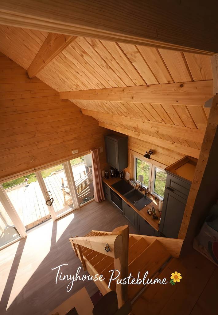 Tiny House Pusteblume with Private Terrace and Wi-Fi in Wesseln, Heide and surroundings