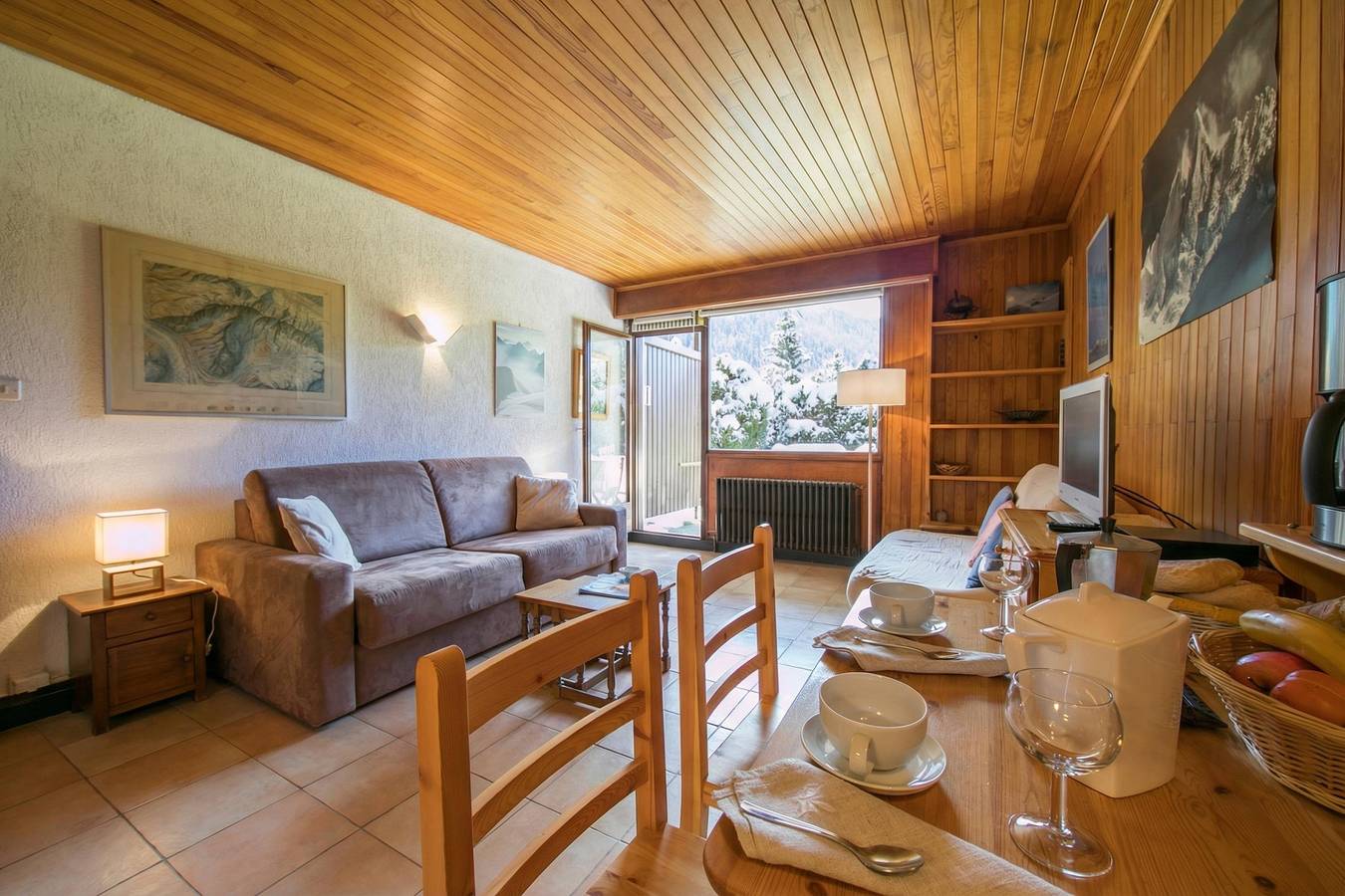 Appartement entier, Appartement de vacances pour 3 personnes avec piscine in Argentière, Chamonix-Mont-Blanc