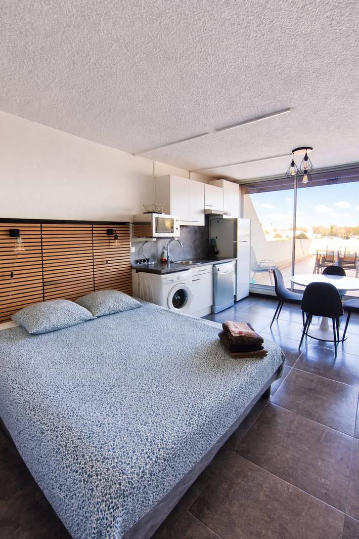 Gîte pour 2 personnes, avec Terrasse dans Plage Naturiste (Le Cap d'Agde) - 3