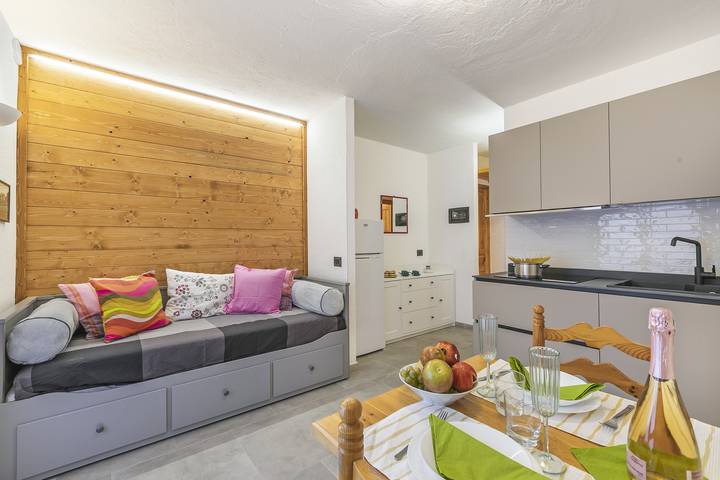 Ganze Wohnung, Rochebrune 6th - Flat with Balcony for 4 in Claviere, Via Lattea
