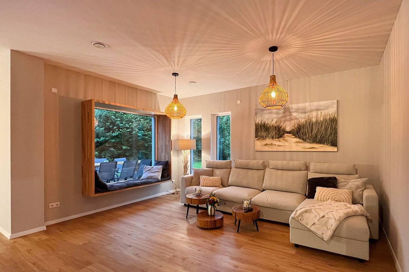 Moderne Naturidylle: Großzügiges Ferienhaus bei der Karniner Hubbrücke für 10 Gäste in Karnin (Usedom), Usedom Stadt