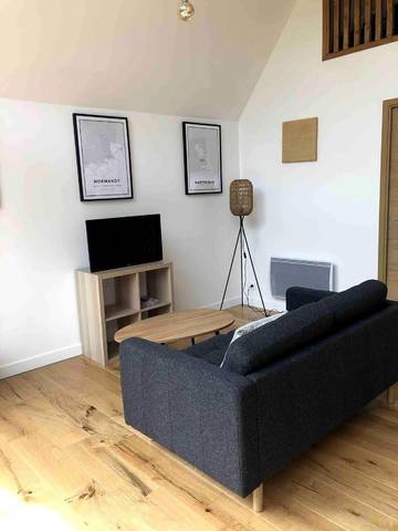 Gîte pour 4 personnes, avec jardin et terrasse, animaux acceptés à Saint-Lô-d'Ourville