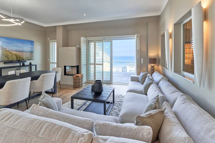 Ferienwohnung für 8 Personen, mit Meerblick und Sauna sowie Terrasse - 1