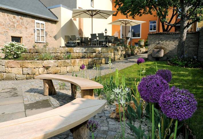 Hotel, mit Terrasse und Garten sowie Sauna und Ausblick in Frauenstein - 4