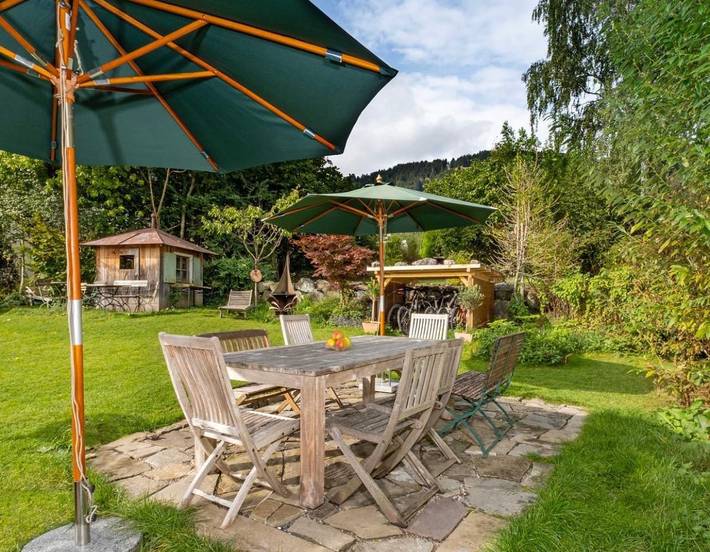 Ferienwohnung für 6 Personen, mit Terrasse und Garten in Ofterschwang