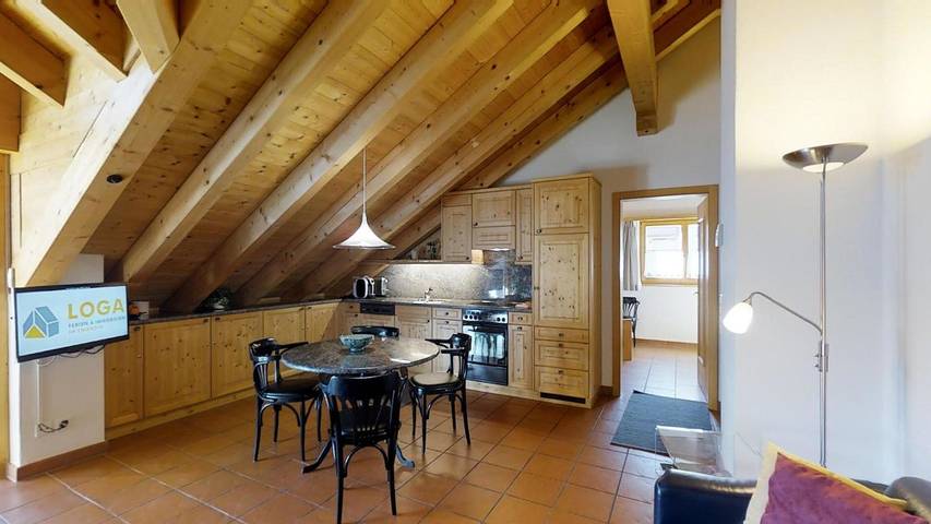 Ferienwohnung für 4 Personen, mit Ausblick und Balkon/Terrasse in Silvaplana - 4